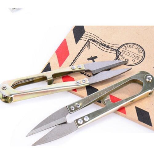 Stationery Scissors Nippers U Shape Clippers Steel High Quality Decorative Scissors Professional Tailor Scissors