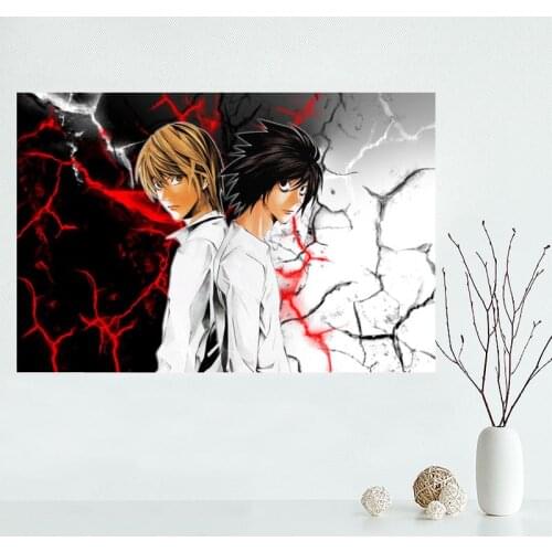 Nice Custom Death Note 02 Anime Canvas Poster Print painting Art Wall Silk Poster cloth print Fabric Poster