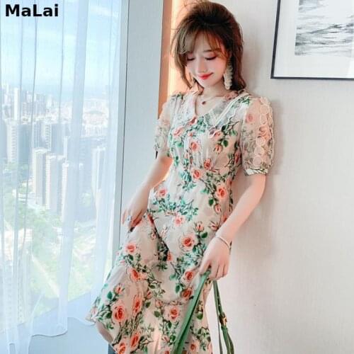 Летние платья с принтом Malai China At AliExpress