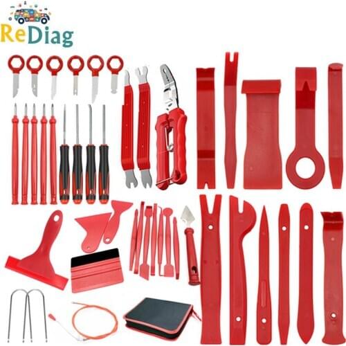 Car Removal Hand Tool Kit Door Clip Panel Trim Dash Disassembly Tool Open Installer Repairing Pry Tool Kits