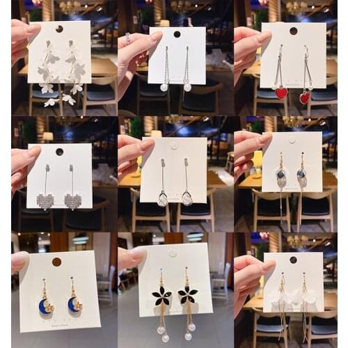 Retro Fashion Earrings Jewelry Temperament Tassel Earrings Ins European And American Pearl Earrings New Lovely Lxquisite Jewelry