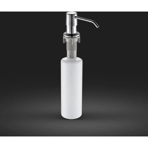 Vidric Cheaper 304 Stainless Steel Liquid Soap Dispenser Kitchen Sink Soap Box Free Shipping Soap Bottle