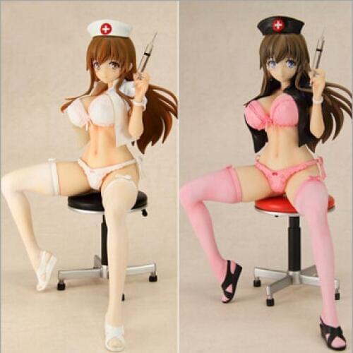 2017 NEW hot 16cm sexy adult Lechery Daydream Nurse Miyuu Silk stockings collectors action figure toys Christmas gift