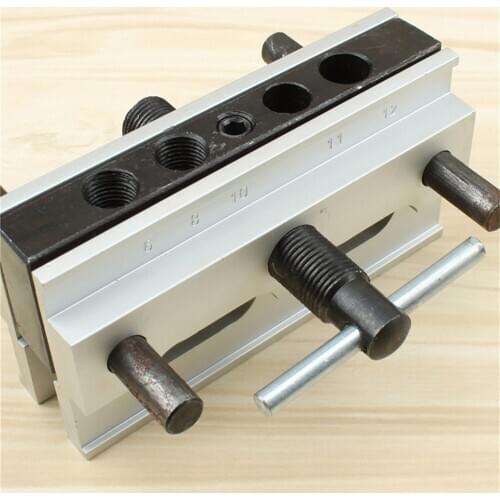 Drill Punch Locator with Sleeves Round Wood Self Centering Dowelling Jig Vertical Drilling Tools for Woodworking Home Use