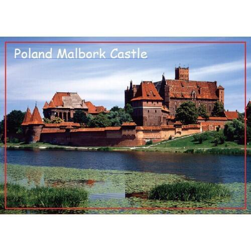 Tourist souvenir Refrigerator Magnets memories,Poland, Malbork Castle Tourist souvenir Rigid Magnets 20681