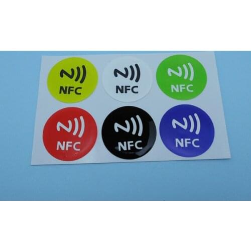Universal Nfc Smart Tags Stickers Ntag216 for Samsung Note3 Galaxy S4 S5 Nokia Lumia920 Nexus4/10 HTC Sony LG