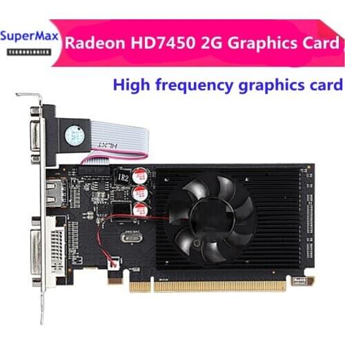 GPU video card new HD7450 2G DDR3 half-height graphics card full-height graphics card supports 1U 2U single slot chassis HD 7450