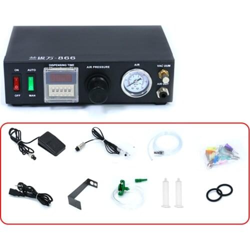 220V Electric Silica Gel Dispenser Epoxy Resin Glue Dispensing Machine Solder Paste Sealant Automatic Dispenser