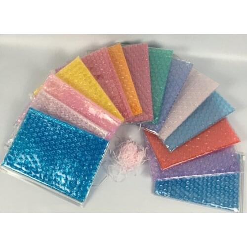25pcs 16*21cm pink Zipper Poly bubble Mailer envelopes Multifunctional Mailer for gift package padded Mailing Bag