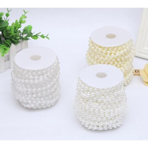 Multi option Handmade ABS Imitation Pearl Beads Chain Wedding Decoration Pearl Spary Beads Bouquet Decoration DIY Craft Supplies