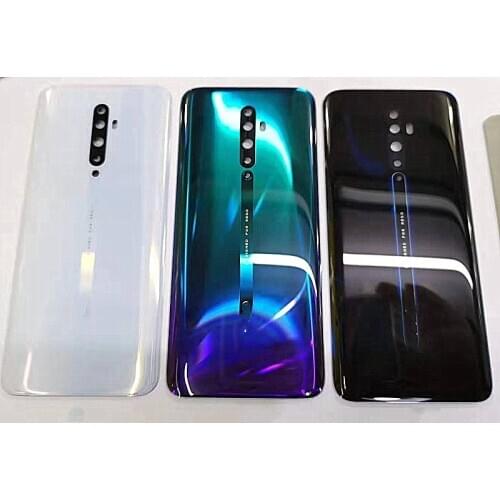 New Back Cover For OPPO Reno 2Z Rear Battery Cover Panel Back Housing Door Case For OPPO Reno 2Z Case with camera Glass lens