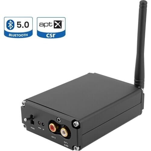 AIYIMA ES9038Q2M Decoder Coaxial Fiber DAC CSR8675 Bluetooth 5.0 APTX Receiver JRC5532 Decoding For Home Sound Amplifier DIY
