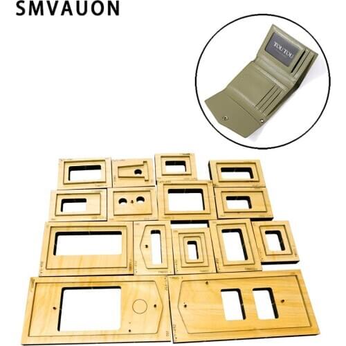 SMVAUON Wooden Die-Cutting Card Package Mold Making Decor Supplies Dies Template Cutting Mold Wood Dies Card Package Knife Die