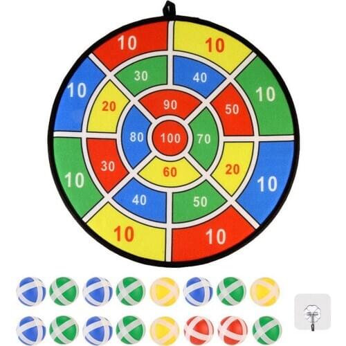 Childrens Target Toy Safety Sticky Ball Cloth Quality Target Darts Toy Indoor Outdoor Parent-child Activity Game Toy