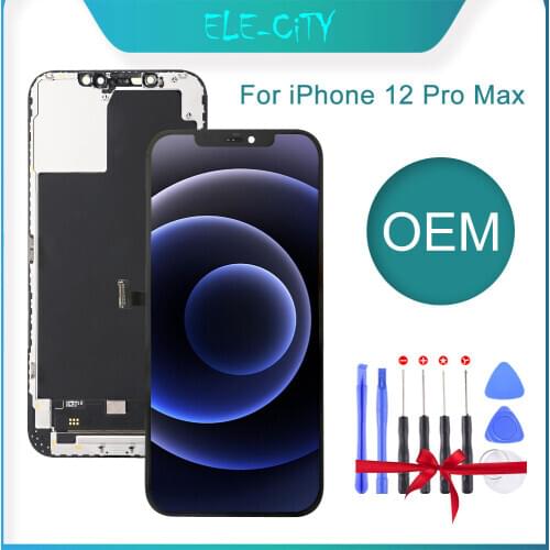 AAA++ Replacement Ori Display For iPhone 12 Pro Max OLED Screen Digitizer Assembly Display No Dead Pixel Assembly 100% Tested