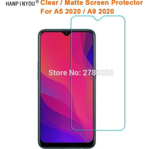 For Oppo A5 (2020) / A9 (2020) 6.5" Clear Glossy / Anti-Glare Matte Screen Protector Protective Film Guard (Not Tempered Glass)