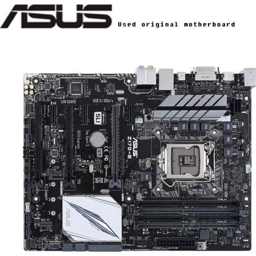 For Asus Z170-E Original Used Desktop Intel Z170 Z170M DDR4 Motherboard LGA 1151 i7/i5/i3 USB3.0 SATA3