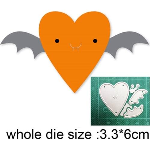 Metal cutting dies cut die mold flying heart decoration DIY Scrapbooking dies paper craft knife mould blade punch stencils dies