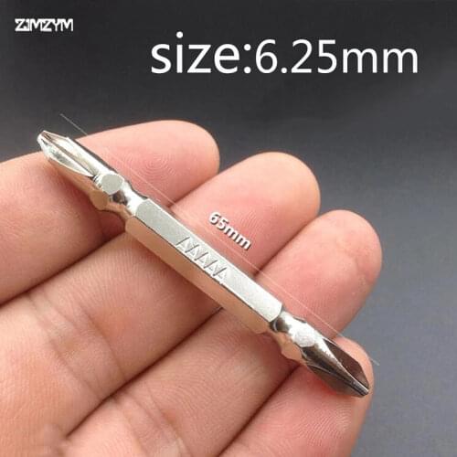 Hot sale electric Screwdriver Bit Set Bits Hex Shank Magnetic High-carbon steel For Cross Head 65MM Phillips Screwdriver head