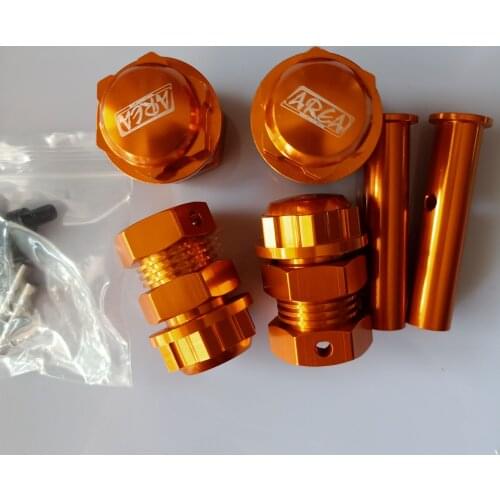 Area rc wheel nut + axle extender for HPI baja 5b 5t 5sc KM Rovan 1/5 rc car