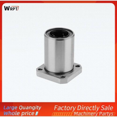 Precision type LMK6/8/10/12/13/16/20/25/30/35/40/50/60UU with flanged linear motion bearing seat