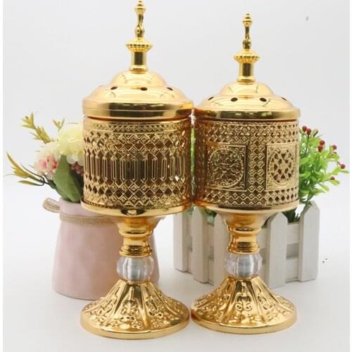 Simple fashion incense burner decoration creative metal sandalwood box incense burner hotel decoration incense burner