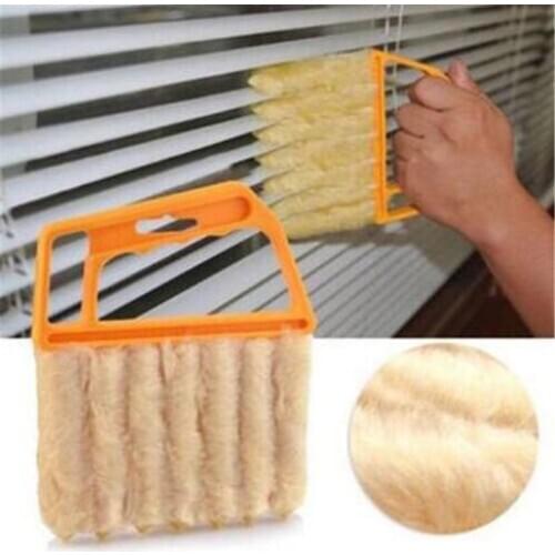 Dust cleaner Window cleaning brush air Conditioner Duster cleaner with Microfiber washable venetian blind blade cleaning cloth t