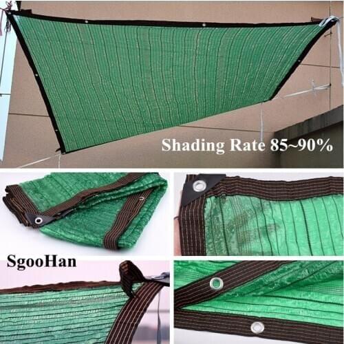 SgooHan Green HDPE Anti-UV Shading Net Garden Succulent Plant Sunshade Net Home Outdoor Awning Swimming Pool Cover Shade Sail
