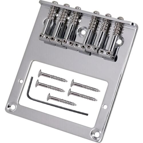 Metal Guitar Bridge 7-Character String, Fixed Bridge At the End of the String, for TL Electric Guitar Bridge