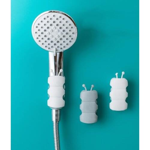Universal Silicone Fixed Shower Head Holder Shower Durable Held Shower Bracket Head Holder Free Of Disk Shower Perforated Head