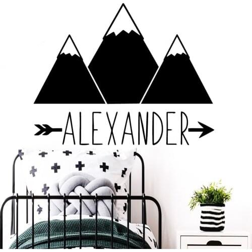 Funny mountains Wall Art Decal Wall Art Sticker Murals For Babys Rooms Mural Poster