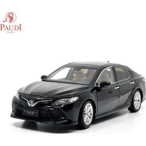 1/18 1:18 1 18 Scale Toyota Camry 2018 8th Generation Black Static Simulation Diecast Alloy Miniature Model Car Gift Collections