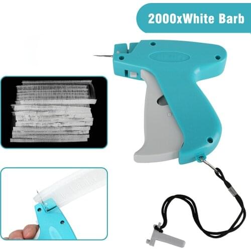 1 Set Clothing Tagging Machine Include Needle With 2000pcs Barbs For Clothing Garment Brand Price Label Tagging