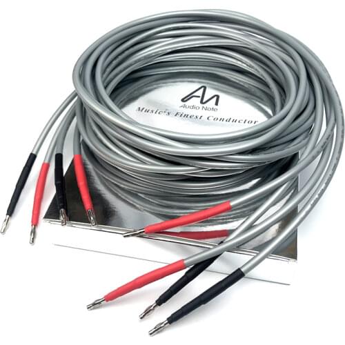Audiophile 100% Brand New Pair Audio Note Speaker Cable Audio Note AN-SPXII Banana Terminal Speaker Cables with Original Box