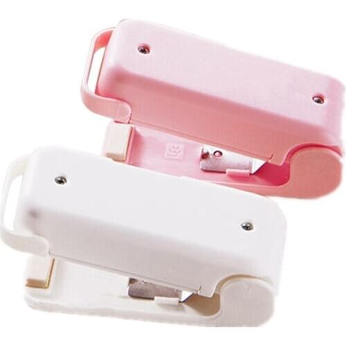 1pc Mini Heat Sealing Machine Plastic Bags Package Sealer Capper Food Saver for Food Snack Sealing Machine Home Kitchen Gadgets