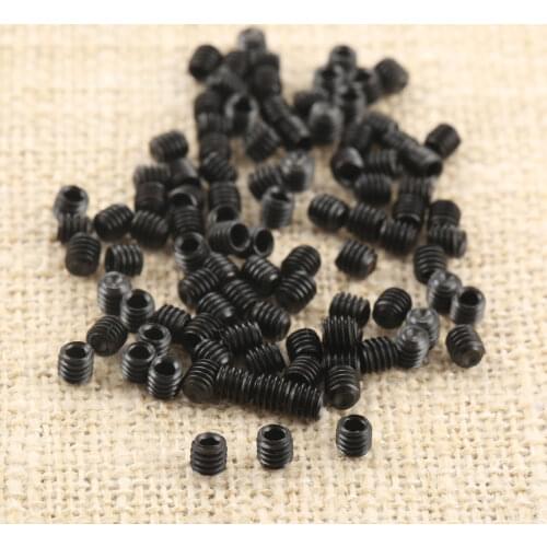 100pcs 1.5mm/1.6mm Industrial Sewing Machine Six Angle Pin Screws Metal Needle Support Screws for Flat Seaming Machines
