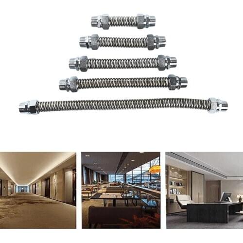 Water Hose Accessories Stainless Steel Thickened Heat-resistant Central Air Conditioning Special Bellows Metal Connection Pipe