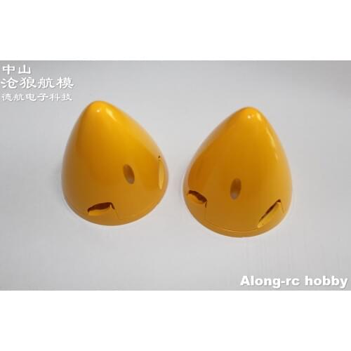 Free Shipping RC Airplane Model Spare Part 2pcs 60mm 4 Blades Propeller Spinner for 1200mm Wingspan P51 PC-9 V2 RC Plane