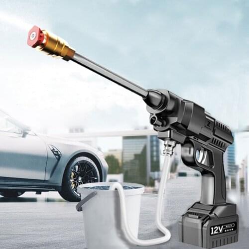 12V 30Bar Wireless High Pressure Car Wash Water Spay Gun Portable High Pressure Washer Foam Generator for Makita Battery