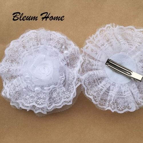 Bleum Home 2pcs Russian girls present kids Imitation pearl bud Hair Clips Hairpins Accessories Hairgrip Barrettes Head Hairpins