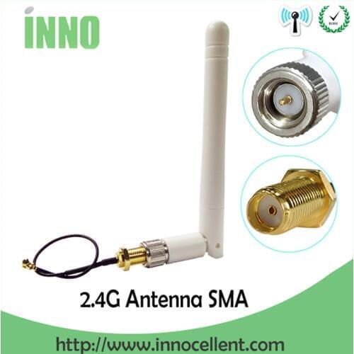 2.4GHz antenna wifi 3dBi SMA Male Connector Wi fi Antena 2.4 ghz antenne wi-fi 2.4g + IPX to SMA Male Extension Pigtail Cable