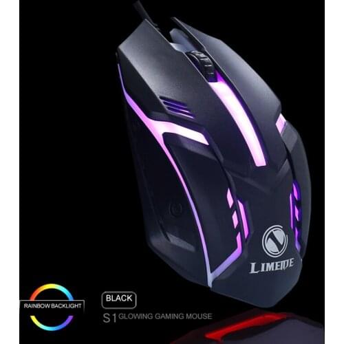 Ergonomic Wired Gaming Mouse Button LED USB Computer Mouse Gamer Mouse With Backlight, Suitable For PC Laptop