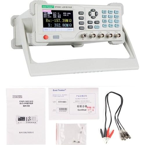 ET4501 ET4502 ET4510 Desktop LCR Tester Desktop Digital Bridge 10Hz~100kHz 1 Hz Continuously Adjustable Frequency
