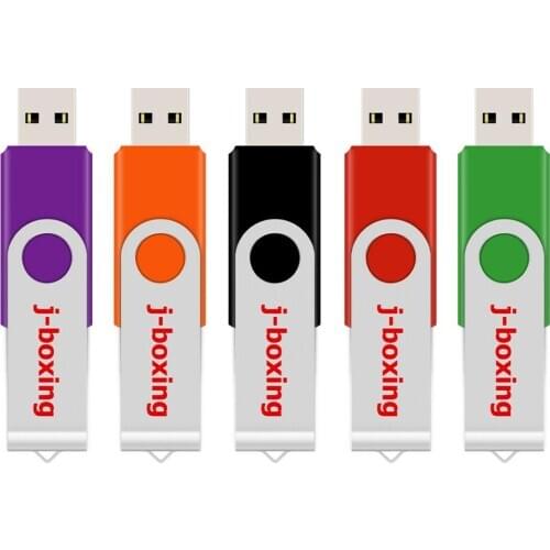 5PCS/Pack 32GB Flash Drive Swivel Design Memory Pen Drive Data Storage for PC/GPS/Camera/Speaker/MP3/MP4/Monitoring equipment