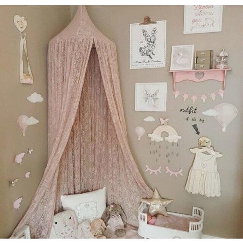 Nordic INS Hot Childrens Home Summer Crib Lace Mosquito Net bed Mantle Play House Tent Photography Props