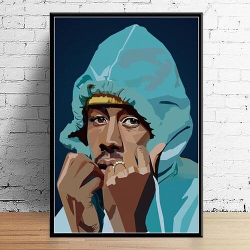 Juice Wrld J Cole Post Malone Mac Miller Travis Scoot Rapper Hip Hop Star ,HD Printing Art Quality Canvas Home Poster Wall Decor