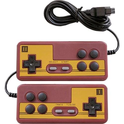 Classic 9 Pin Game Controller for Console Gaming TV Player Gamepad Joystick with Continuous Start Function Game Handle famicom