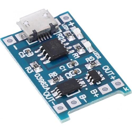 Lithium Battery Protec t10pcs 5V 1A Micro USB 18650 Lithium LiPo Battery Charging Protection Board Charger Module