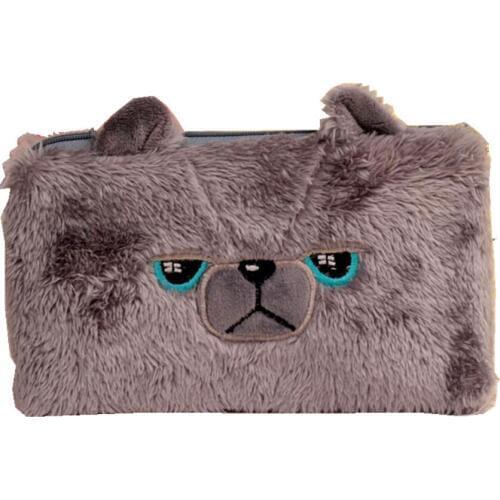 M196 Cartoon Plush Coin Purse Card Bag Cute Panda Rabbit Modeling Long Pen Zero Bag Girl Women Student Gift Wholesale