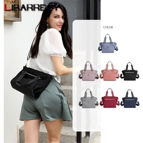 Multifunctional Designer Ladies Shoulder Bags Casual Women Messenger Bag Solid Color High Quality Nylon Wallet Bolsa Feminina